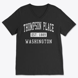 Thompson Place Washington Classic Established Soft Lightweight V-Neck