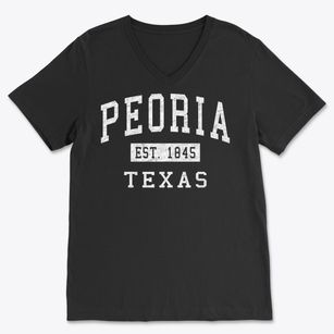 Peoria Texas Classic Established Soft Lightweight V-Neck