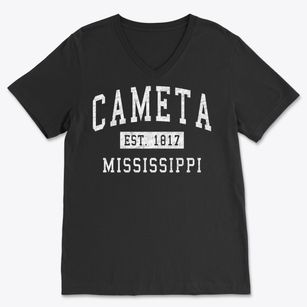 Cameta Mississippi Classic Established Soft Lightweight V-Neck