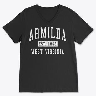 Armilda West Virginia Classic Established Soft Lightweight V-Neck
