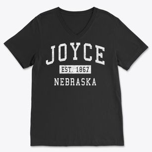 Joyce Nebraska Classic Established Soft Lightweight V-Neck