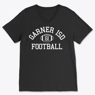 Garner Isd School Classic Football Soft Lightweight V-Neck
