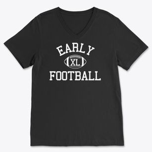 Early Childhood Center Classic Football Soft Lightweight V-Neck