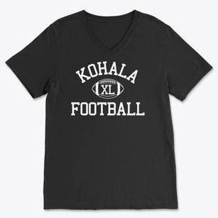 Kohala High School Classic Football Soft Lightweight V-Neck