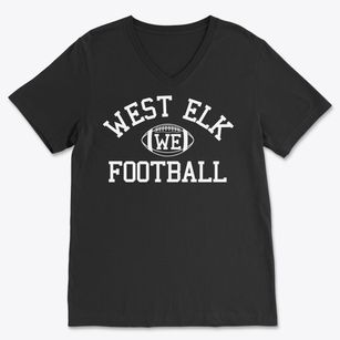 West Elk High School Classic Football Soft Lightweight V-Neck