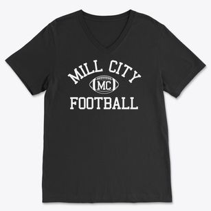 Mill City Montessori School Classic Football Soft Lightweight V-Neck