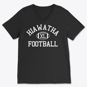 Hiawatha Community School Classic Football Soft Lightweight V-Neck