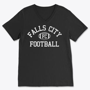 Falls City High School Classic Football Soft Lightweight V-Neck
