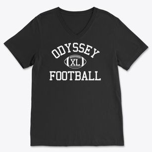 Odyssey Charter School Classic Football Soft Lightweight V-Neck