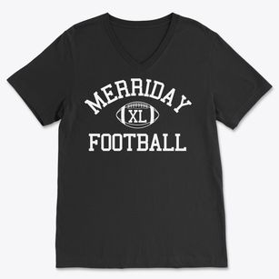 Merriday School Classic Football Soft Lightweight V-Neck