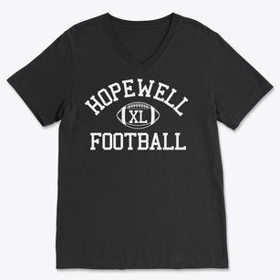 Hopewell High School Classic Football Soft Lightweight V-Neck