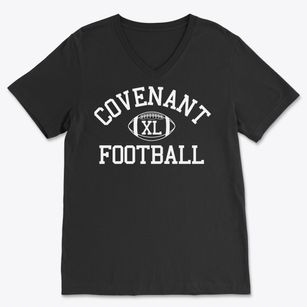 Covenant Christian School Classic Football Soft Lightweight V-Neck