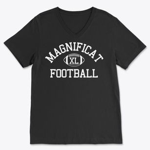 Magnificat High School Classic Football Soft Lightweight V-Neck