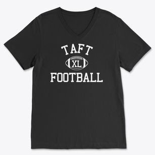 Taft High School Classic Football Soft Lightweight V-Neck