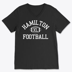 Hamilton Christian School Classic Football Soft Lightweight V-Neck