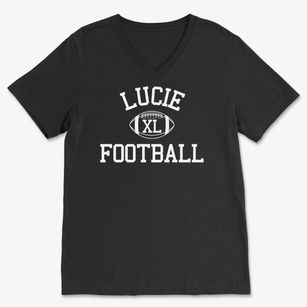 Lucie E Campbell School Classic Football Soft Lightweight V-Neck