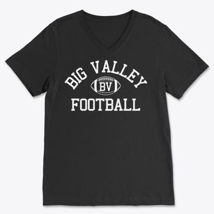 Big Valley High School Classic Football Soft Lightweight V-Neck