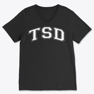 Texas School For The Deaf Varsity Arch Soft Lightweight V-Neck
