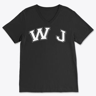 W J Christian School Varsity Arch Soft Lightweight V-Neck