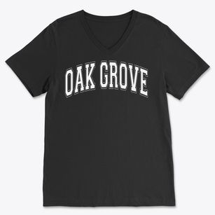 Oak Grove Elementary School Varsity Arch Soft Lightweight V-Neck
