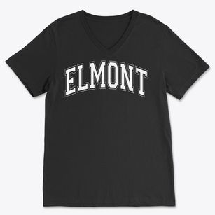 Elmont Elementary School Varsity Arch Soft Lightweight V-Neck