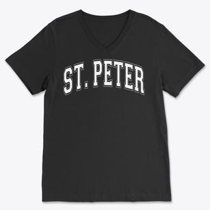 Saint Peter Lutheran School Varsity Arch Soft Lightweight V-Neck