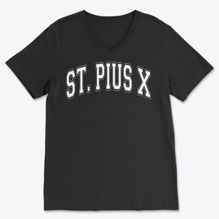 Saint Pius X School Varsity Arch Soft Lightweight V-Neck