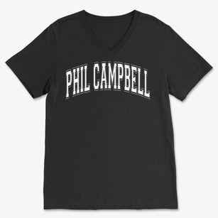 Phil Campbell High School Varsity Arch Soft Lightweight V-Neck