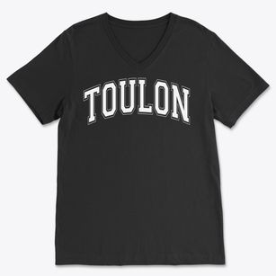 Toulon High School Varsity Arch Soft Lightweight V-Neck