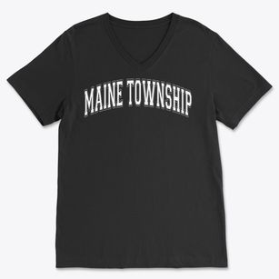 Maine Township High School Varsity Arch Soft Lightweight V-Neck