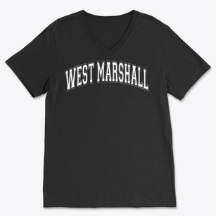 West Marshall Middle School Varsity Arch Soft Lightweight V-Neck