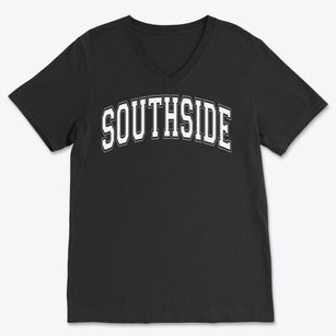 Southside High School Varsity Arch Soft Lightweight V-Neck