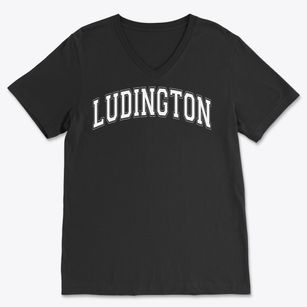Ludington Magnet School Varsity Arch Soft Lightweight V-Neck