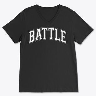 Battle High School Varsity Arch Soft Lightweight V-Neck