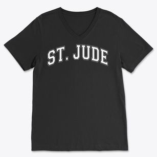 Saint Jude School Varsity Arch Soft Lightweight V-Neck