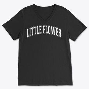 Little Flower School Varsity Arch Soft Lightweight V-Neck