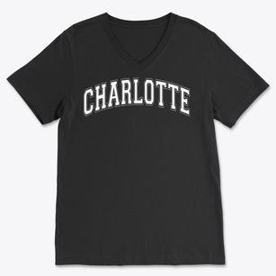 Charlotte Catholic High School Varsity Arch Soft Lightweight V-Neck