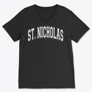 Saint Nicholas School Varsity Arch Soft Lightweight V-Neck