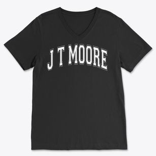 J T Moore Middle School Varsity Arch Soft Lightweight V-Neck