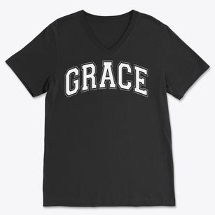 Grace Christian School Varsity Arch Soft Lightweight V-Neck