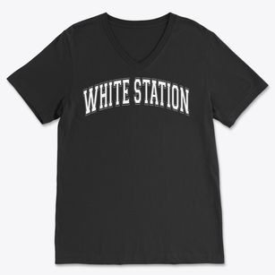 White Station Elementary School Varsity Arch Soft Lightweight V-Neck