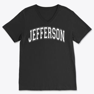 Jefferson High School Varsity Arch Soft Lightweight V-Neck