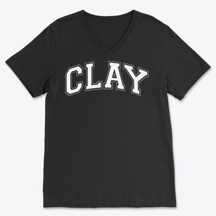 Clay Academy Varsity Arch Soft Lightweight V-Neck