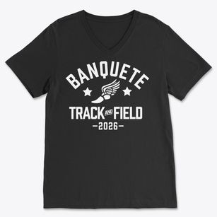 Banquete Intermediate School Track and Field Soft Lightweight V-Neck