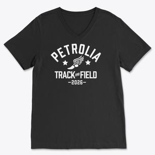 Petrolia Elementary School Track and Field Soft Lightweight V-Neck