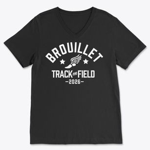 Brouillet Elementary School Track and Field Soft Lightweight V-Neck