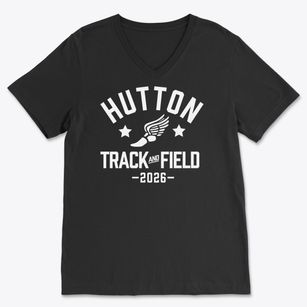 Hutton Elementary School Track and Field Soft Lightweight V-Neck