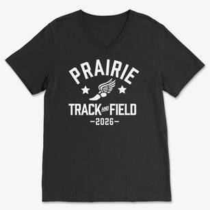 Prairie Elementary School Track and Field Soft Lightweight V-Neck