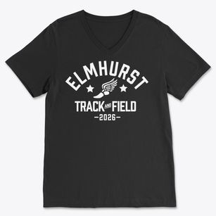 Elmhurst Middle School Track and Field Soft Lightweight V-Neck