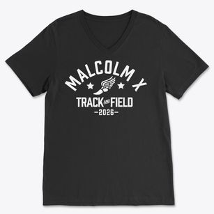 Malcolm X Academy Track and Field Soft Lightweight V-Neck